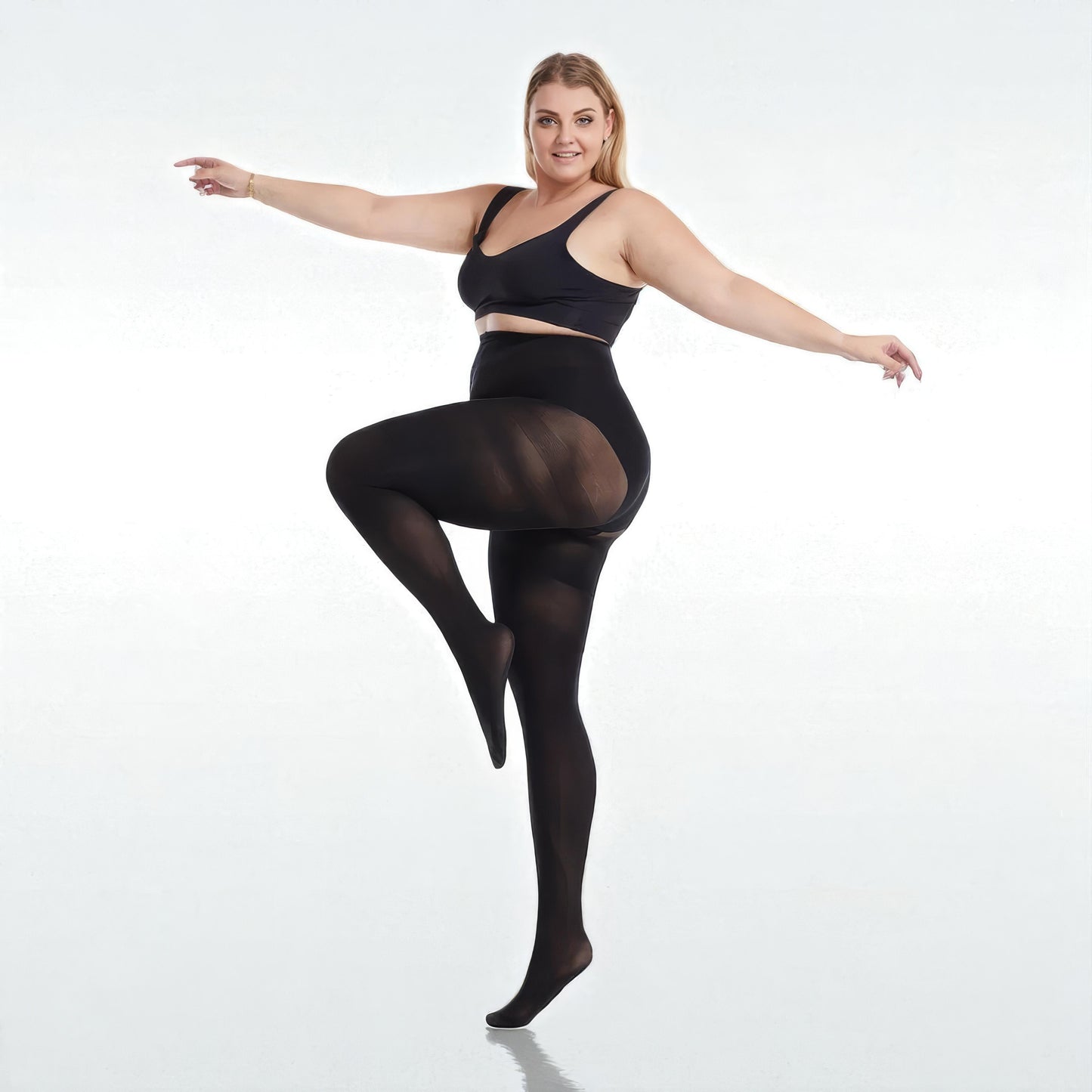 FIVVAR™ Plus-Size Tear-Resistant Tights